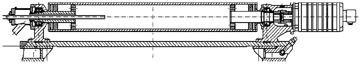 Bearing seat structure used for preventing water from entering cold roll bearing in cold area of hot rolling layer