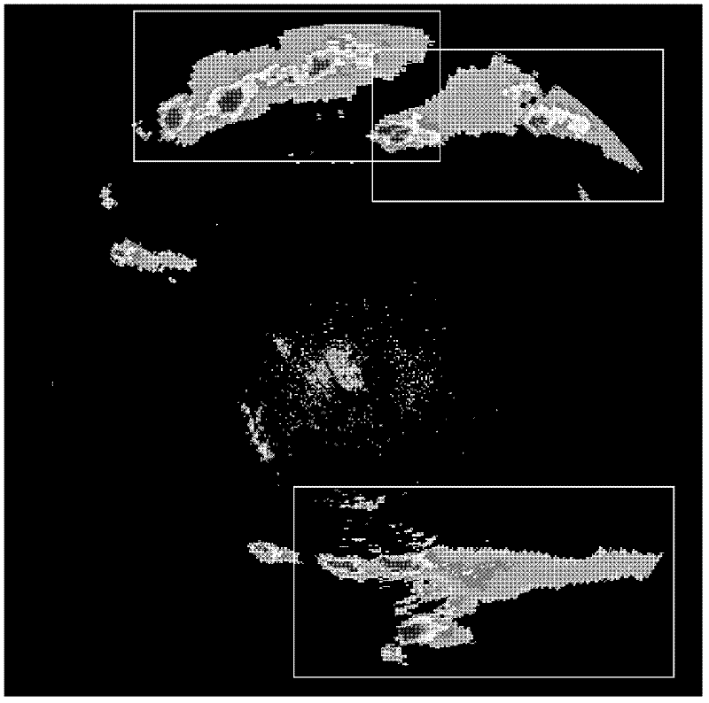 Mesocyclone identification method based on Doppler radar echo images