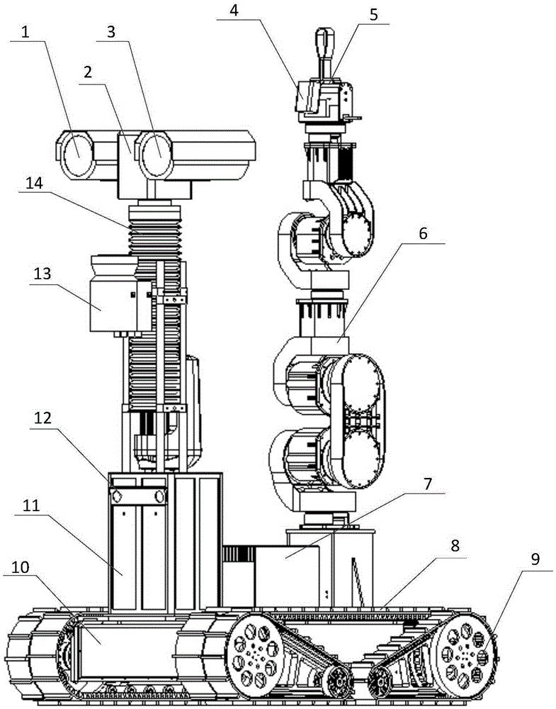 Transformer substation inspection robot system for detecting equipment in box and method thereof