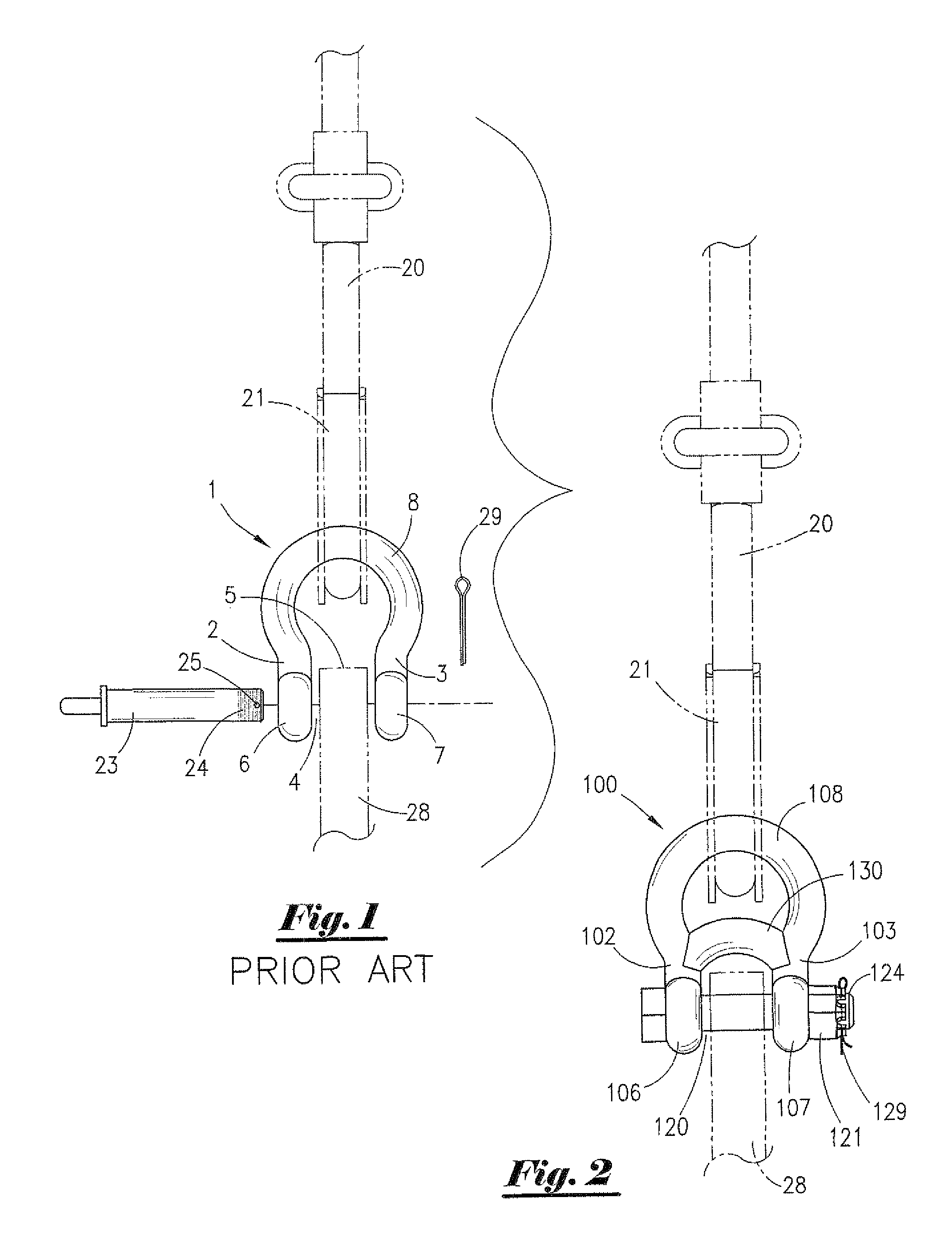 Shackle apparatus