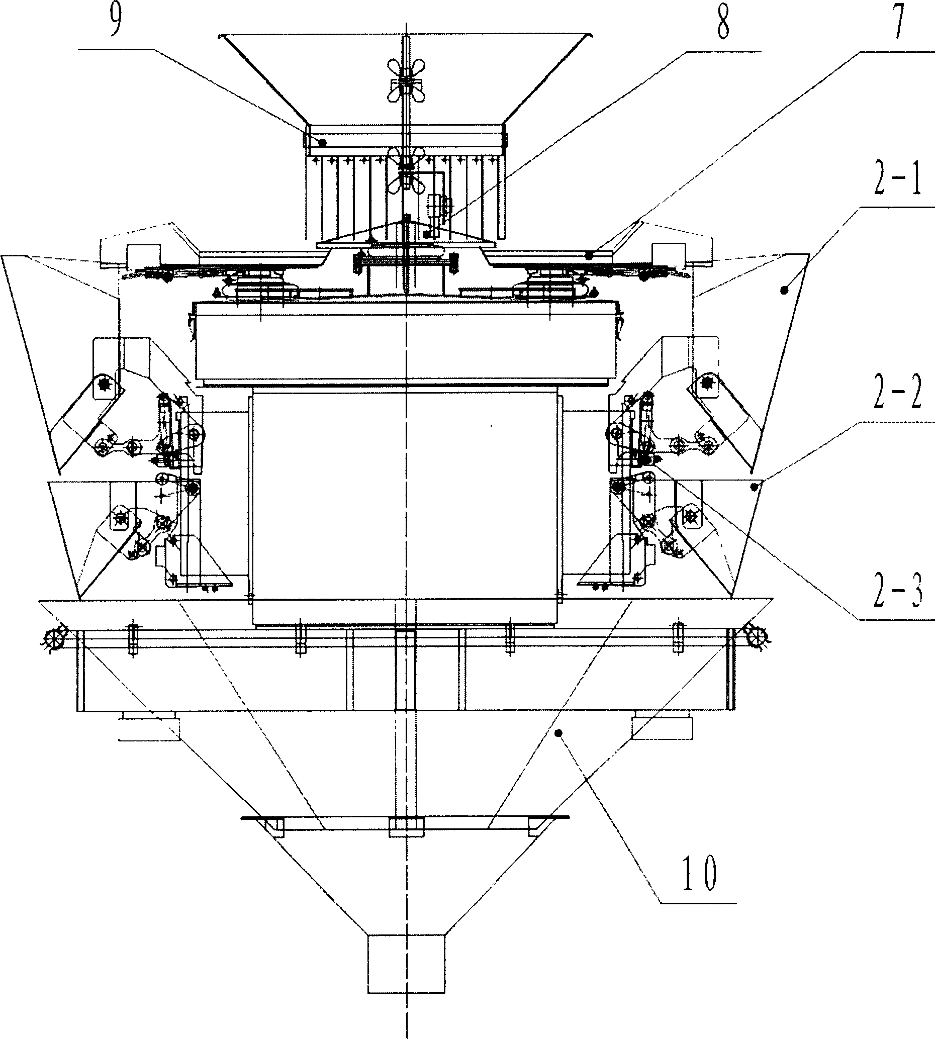 Full-automatic vertical quantitative package machine