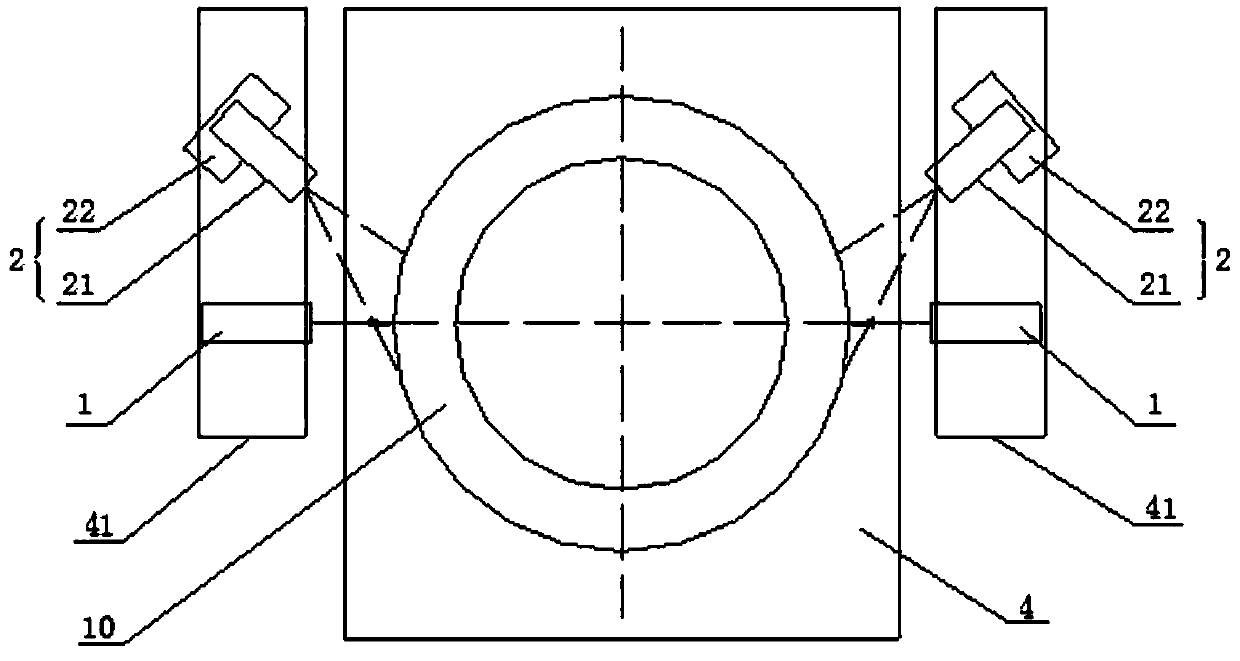 Automatic measurement method of bearing oil groove based on structured light