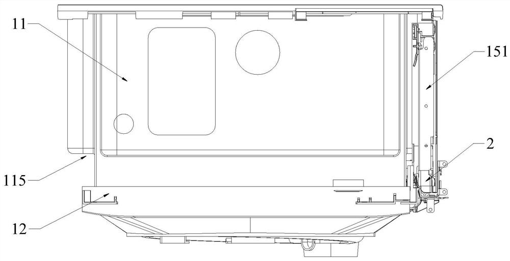 Drawer assembly of dish-washing machine and dish-washing machine