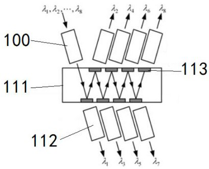 A single-fiber bidirectional multi-mode wavelength division multiplexing photoelectric conversion device and manufacturing method