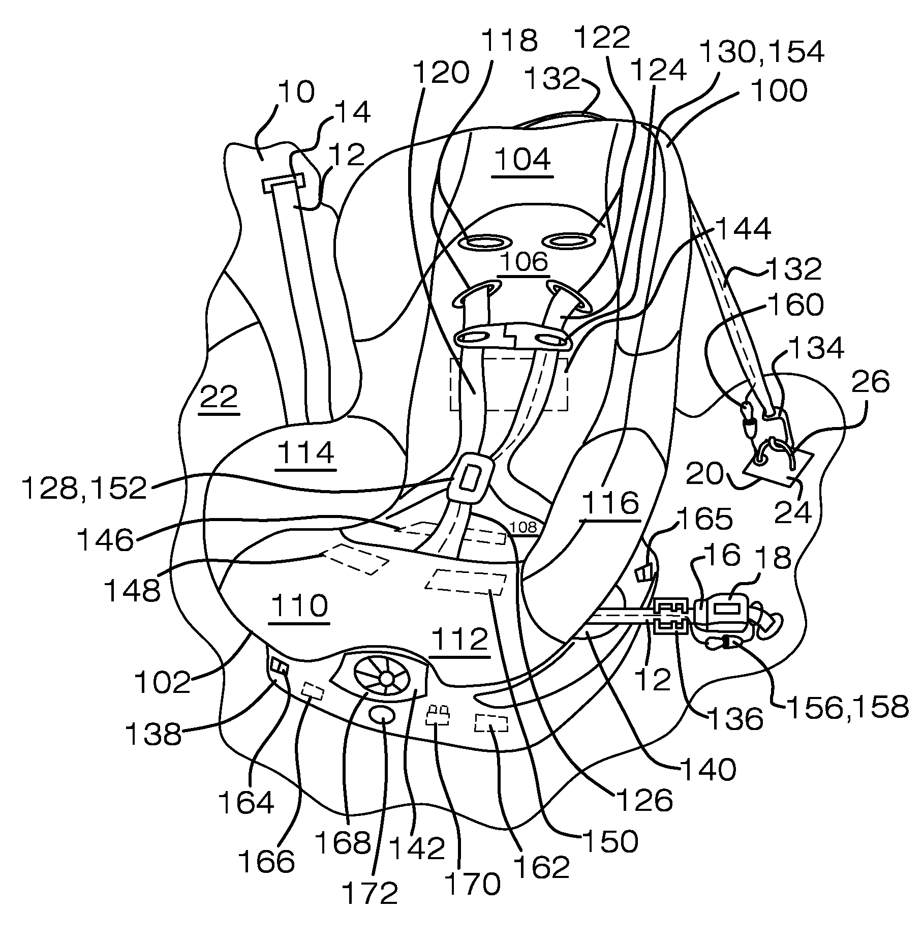 Warning system for child restraint system