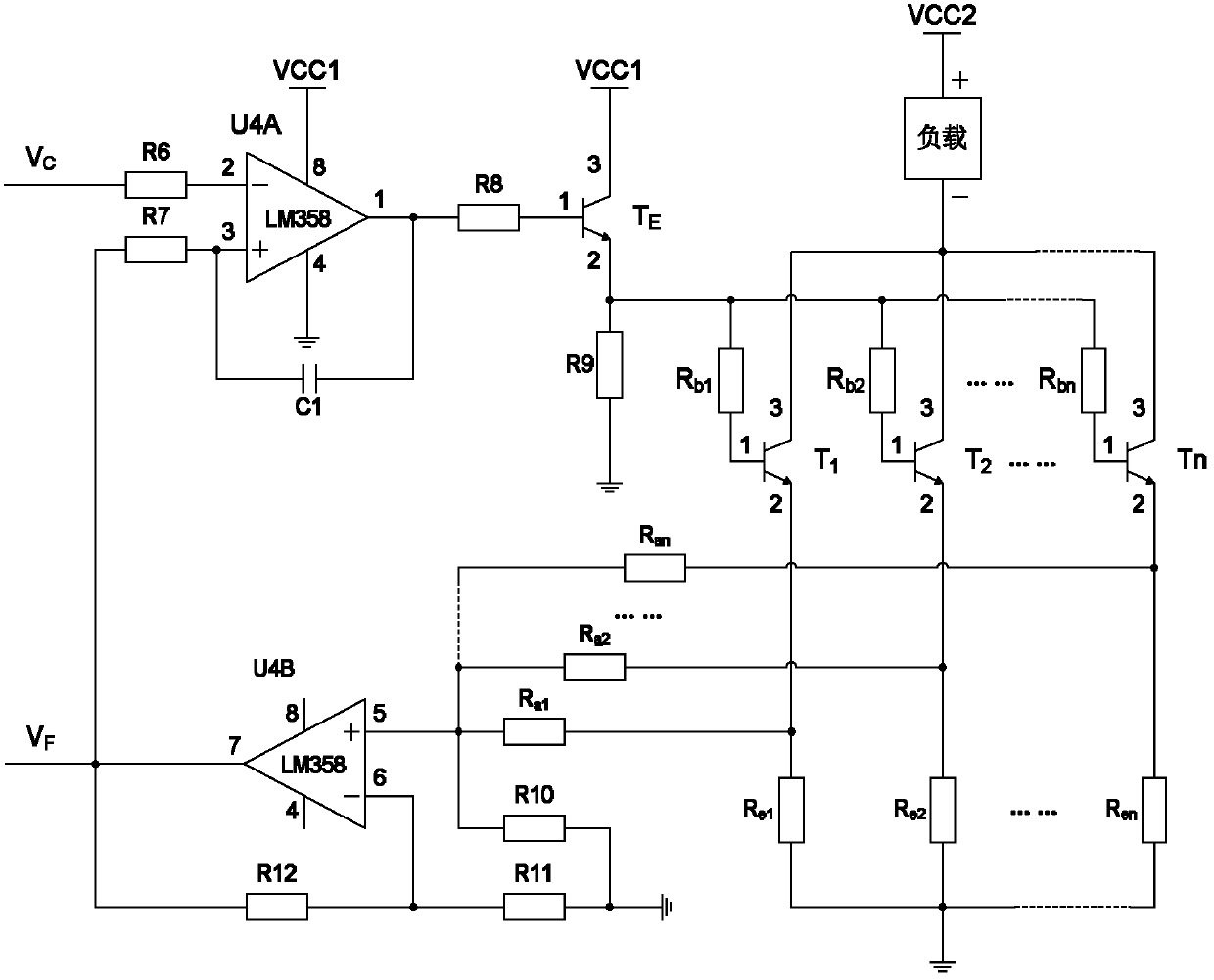 50-ampere power consumption balanced-type high-power constant-current source