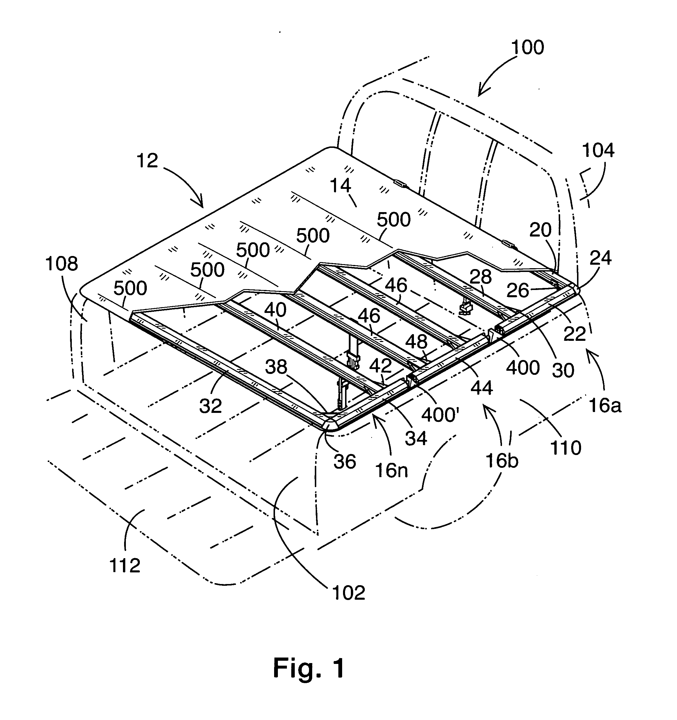 Tonneau system latch