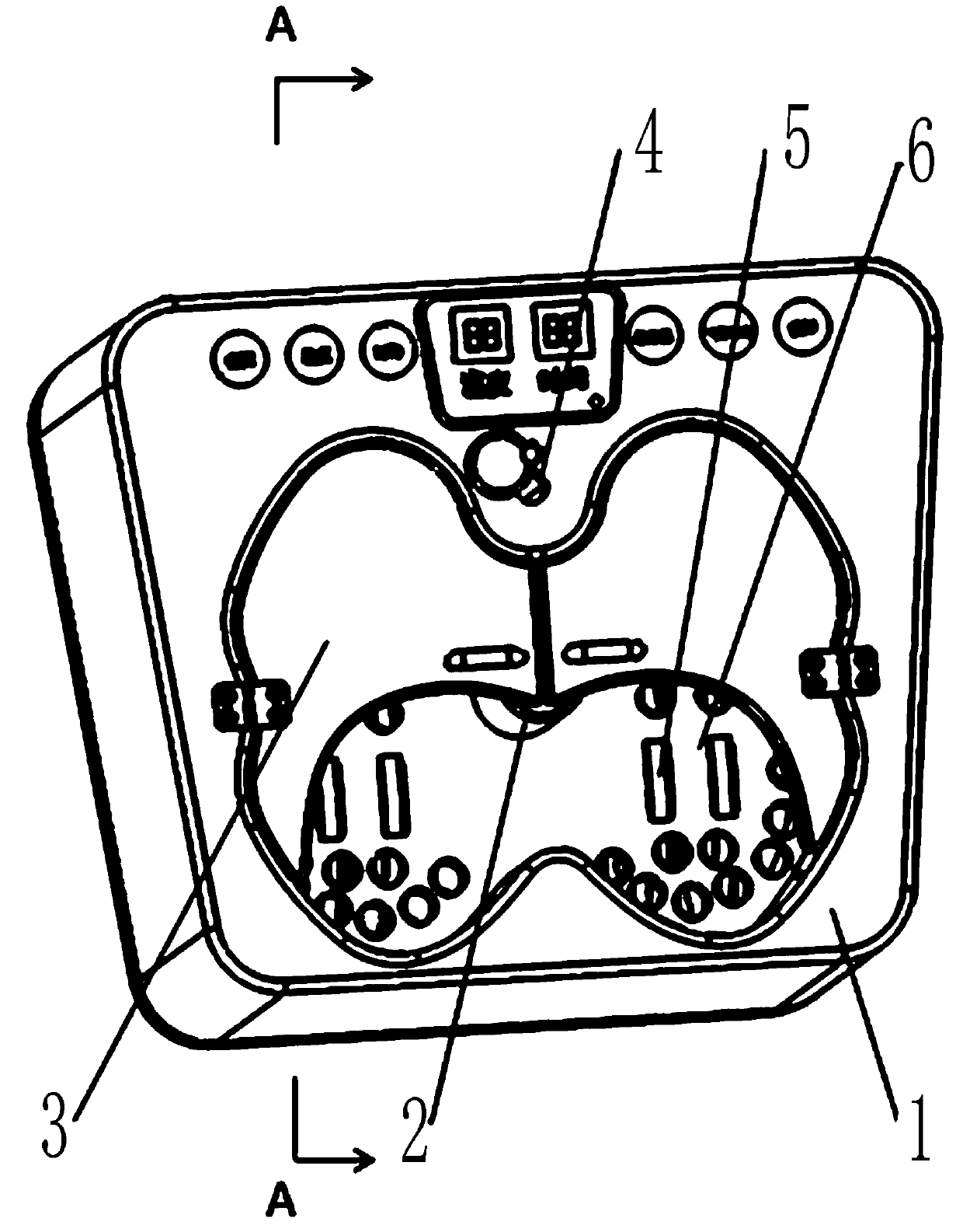 Sauna foot steaming basin