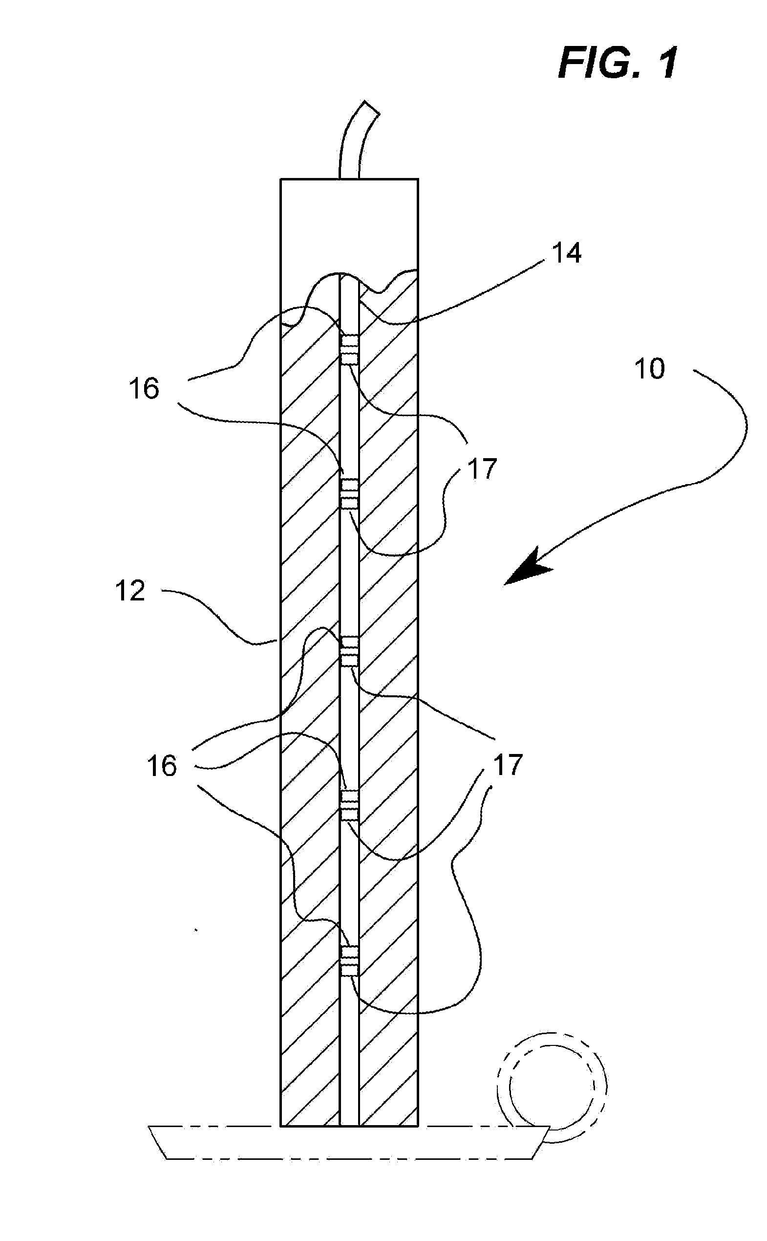 Self-extinguishing relightable wick for use on candles and the like