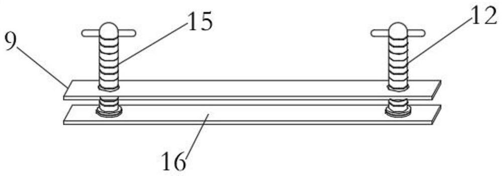 Multi-angle adjustable display device for financial accounting teaching