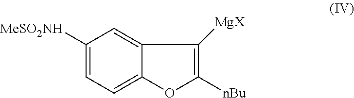 Process for preparation of dronedarone by Grignard reaction