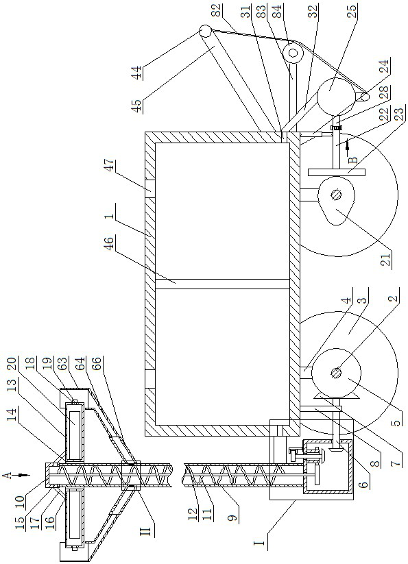 Adjustable spraying device for grape planting