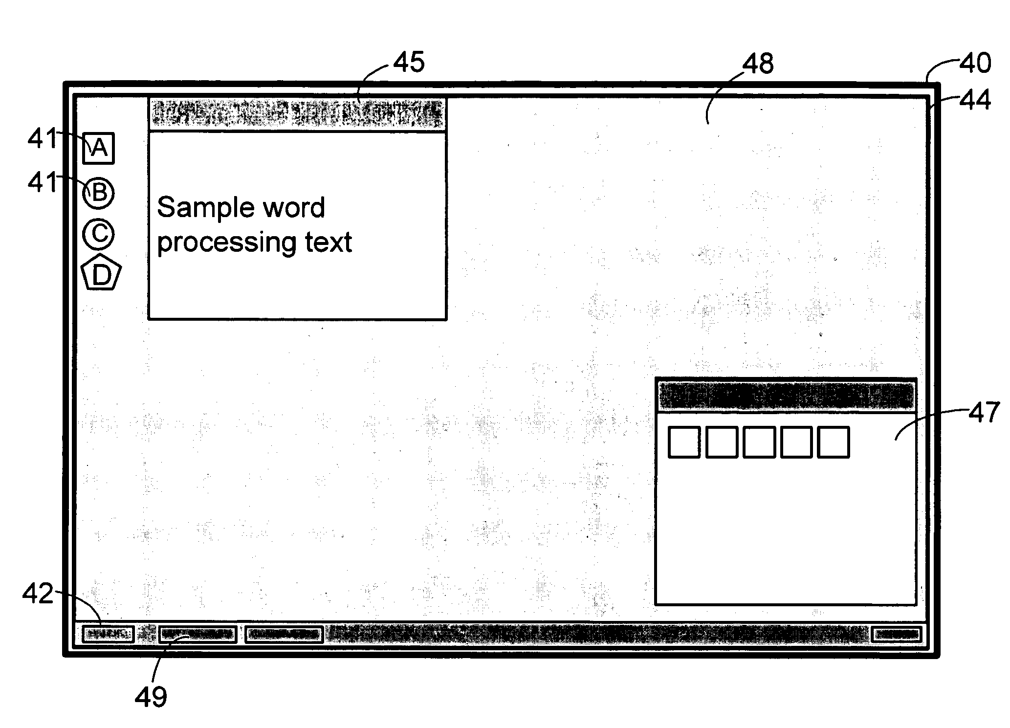 Luminance suppression power conservation