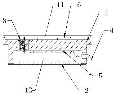 An overload-resistant t/r component integrated hermetic packaging structure