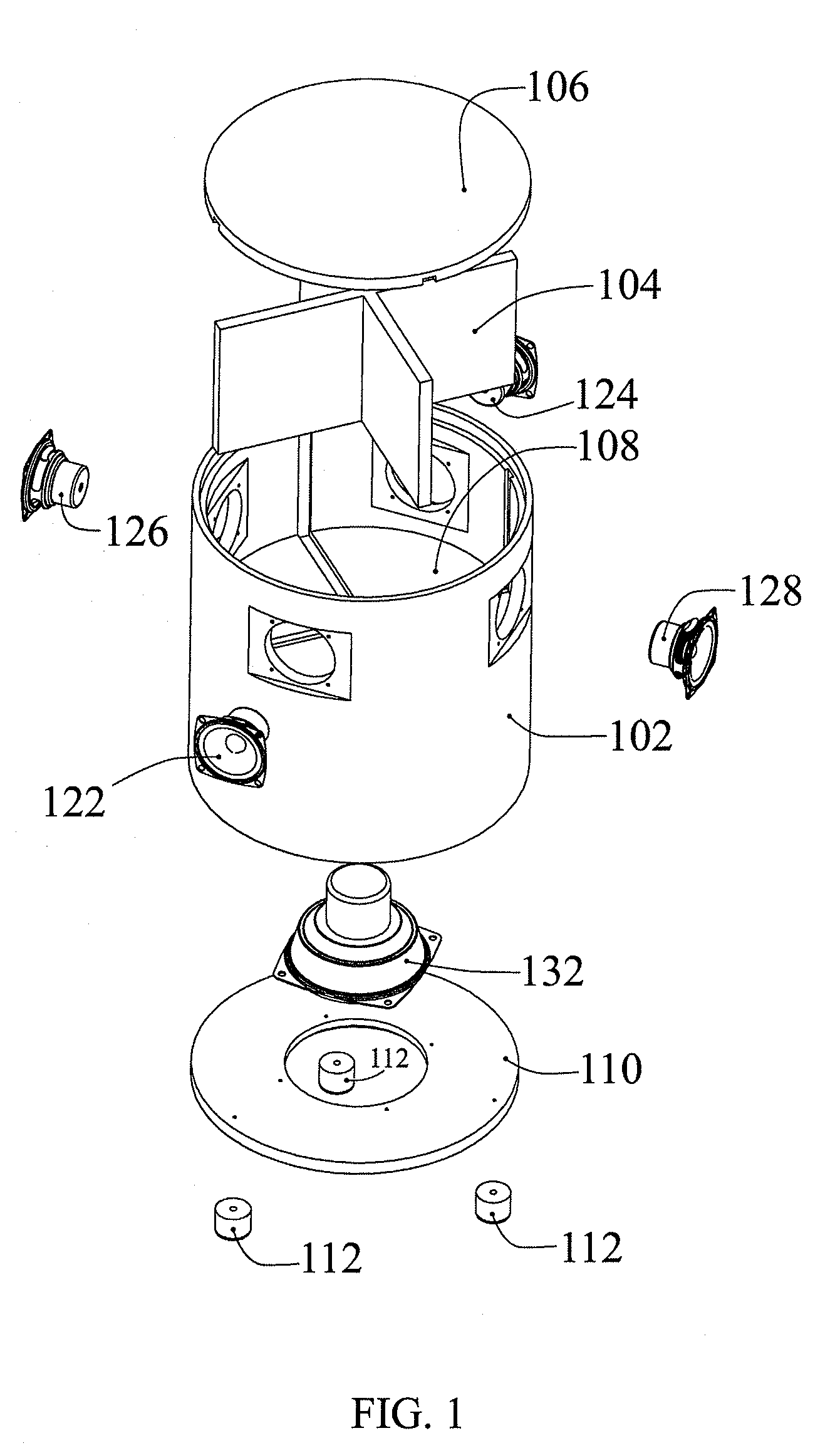 Compact loudspeaker system