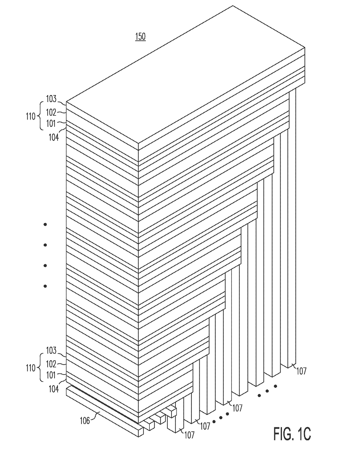 3-Dimensional NOR Memory Array Architecture and Methods for Fabrication Thereof