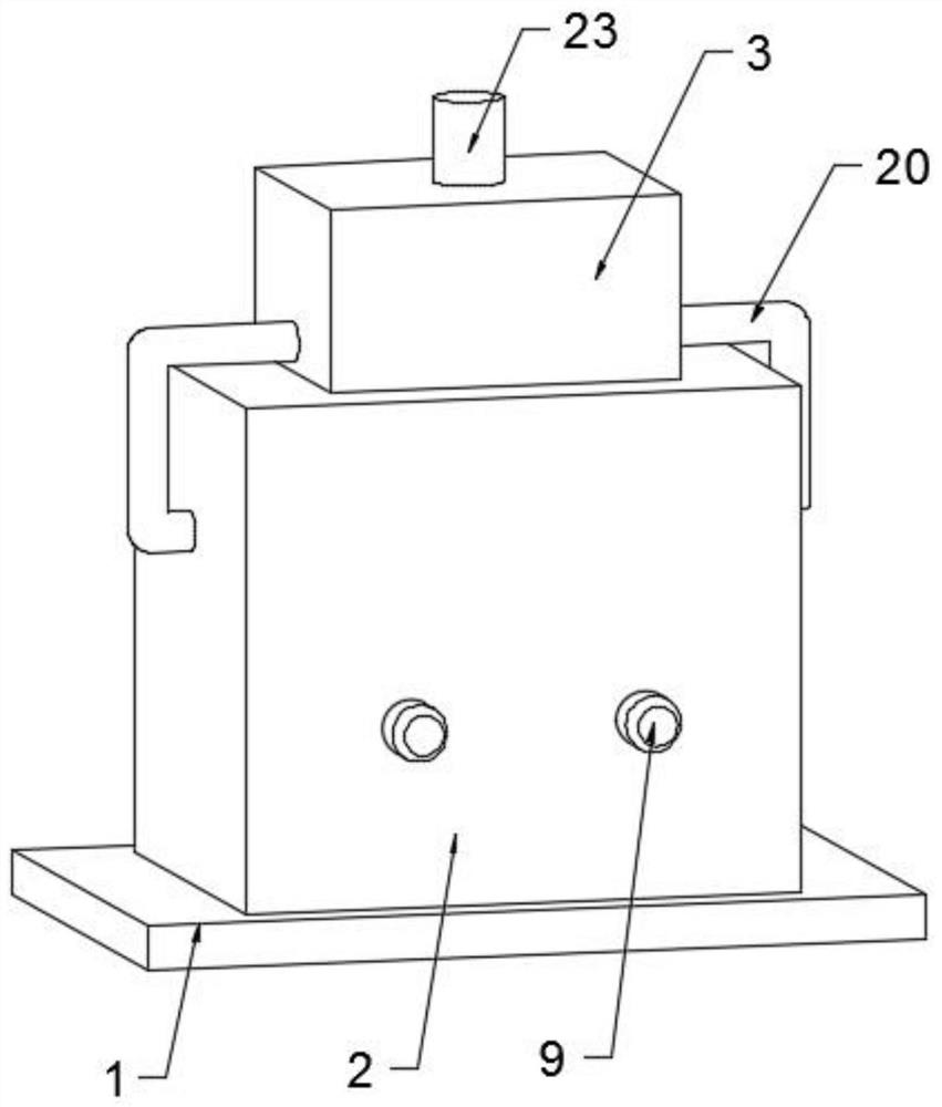 Nut machining device with waste recycling function