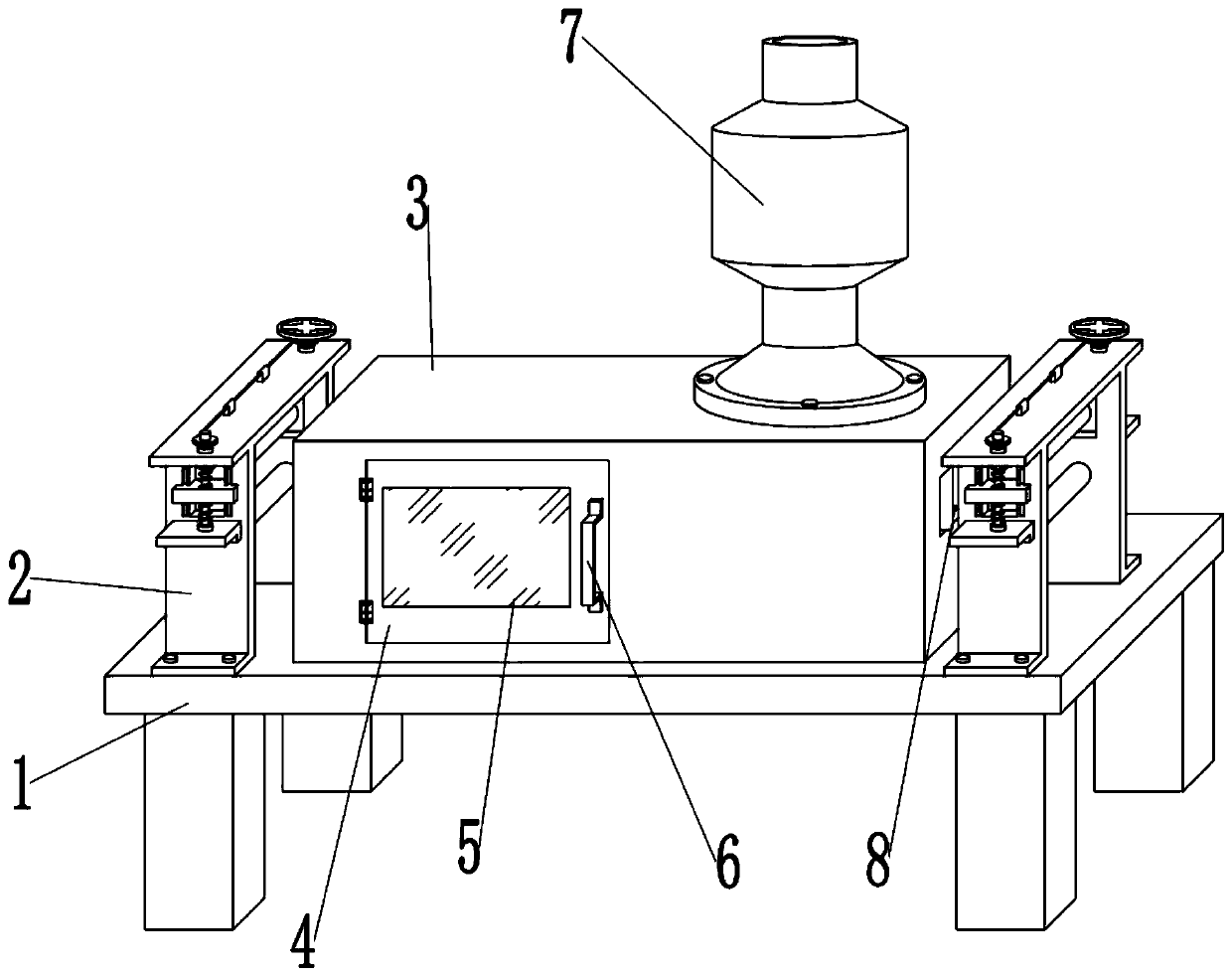 Seal strip drying device with rapid baking function