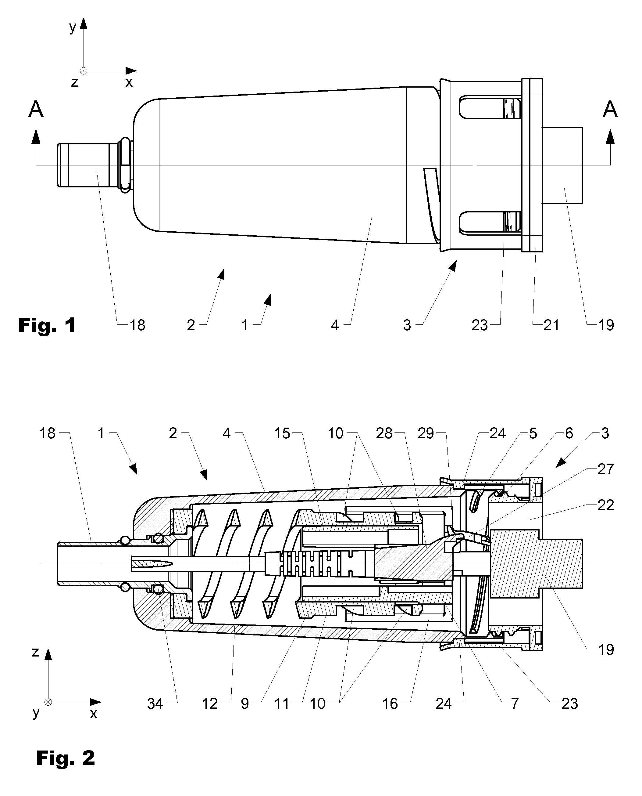 Plug-in device for an optical cable