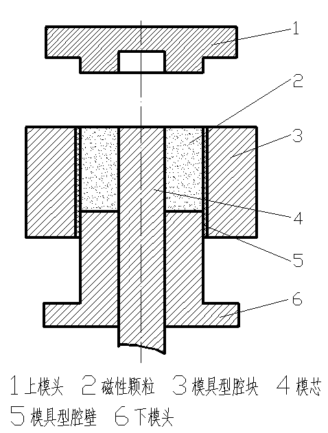 Anisotropic multipole magnet ring forming mold system