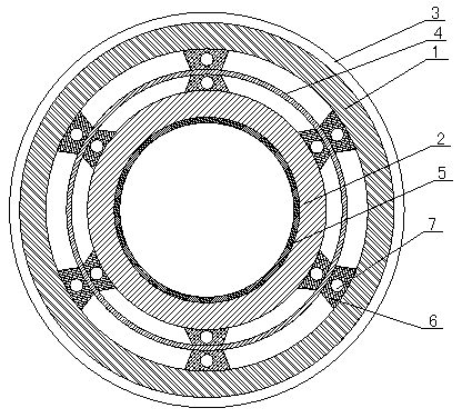 Steel frame reinforced type petroleum pipe