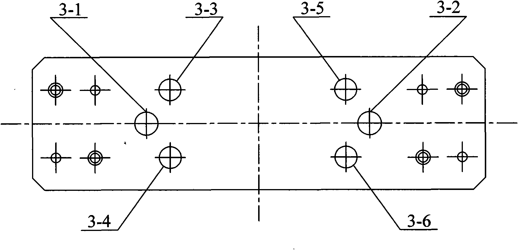 Drill jig for processing positioning holes of bead-fixed ring