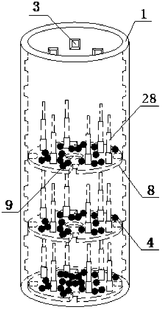 Seawater evaporator for light collecting solar seawater desalination device