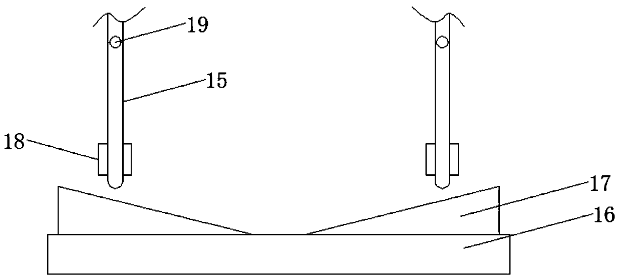 Lifting platform capable of storing construction waste for building construction