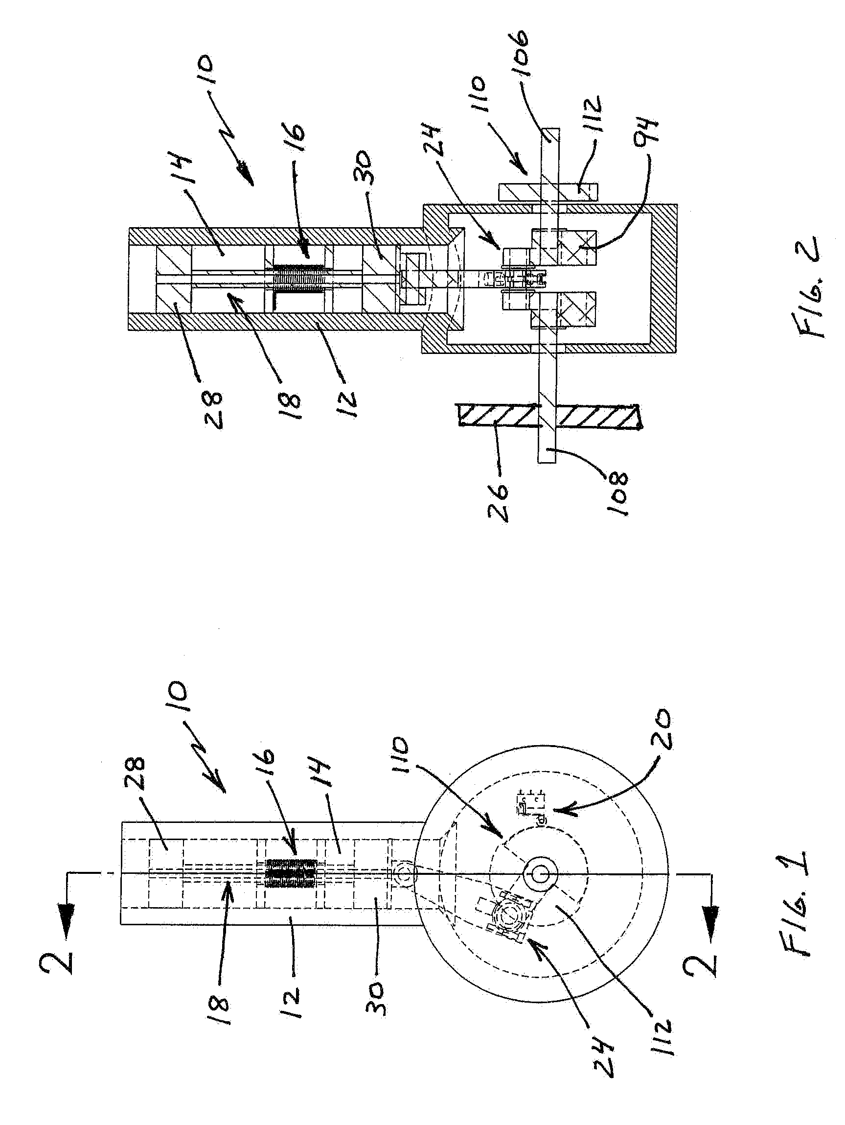 Magnetically Actuated Reciprocating Motor and Process Using Reverse Magnetic Switching