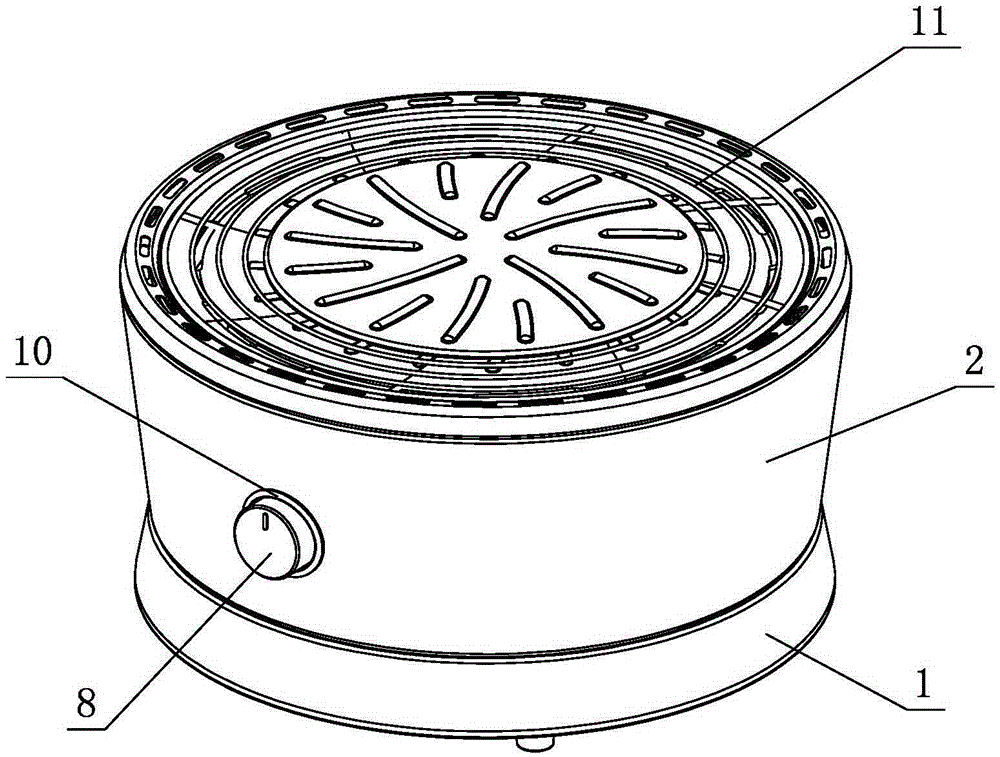 A smokeless barbecue