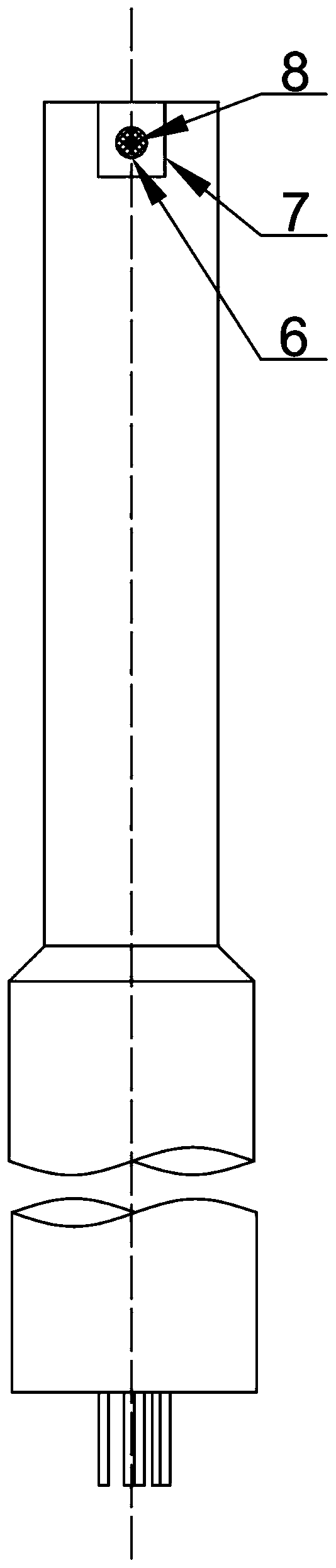 Full-parameter probe for measuring two-dimensional steady-state flow field of boundary layer of outer wall of hub