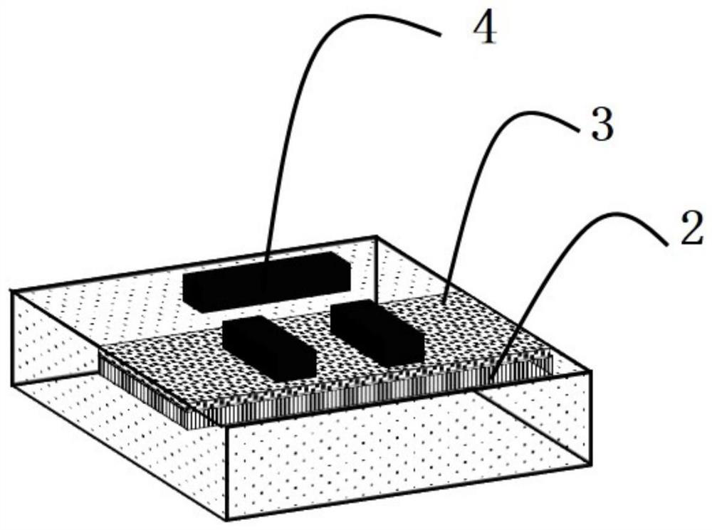 Tunable slow light device based on phase change material, its preparation method and application