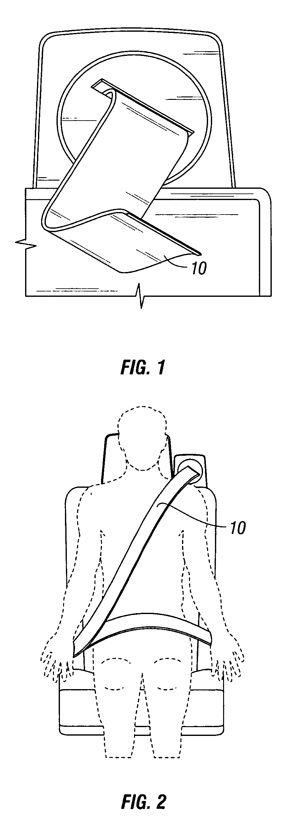 Ergonomic seatbelt for improved belt safety and comfort