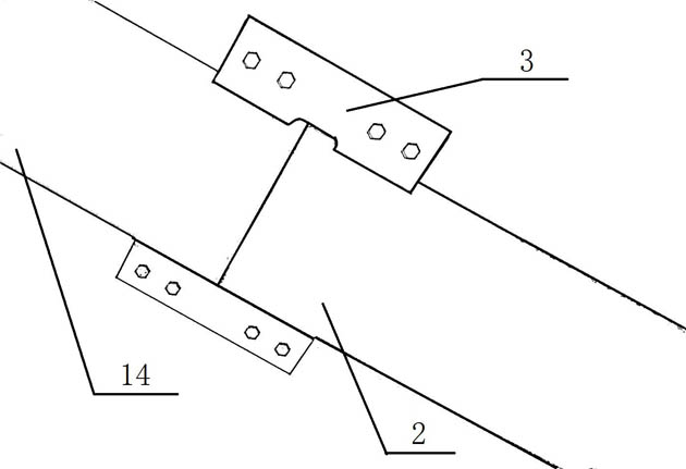 Complex annular shed bending and twisting component and manufacturing method thereof