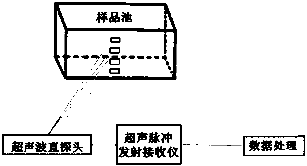 Ultrasonic monitoring device and method for nanoparticle agglomeration of non-Newtonian base fluid fluid