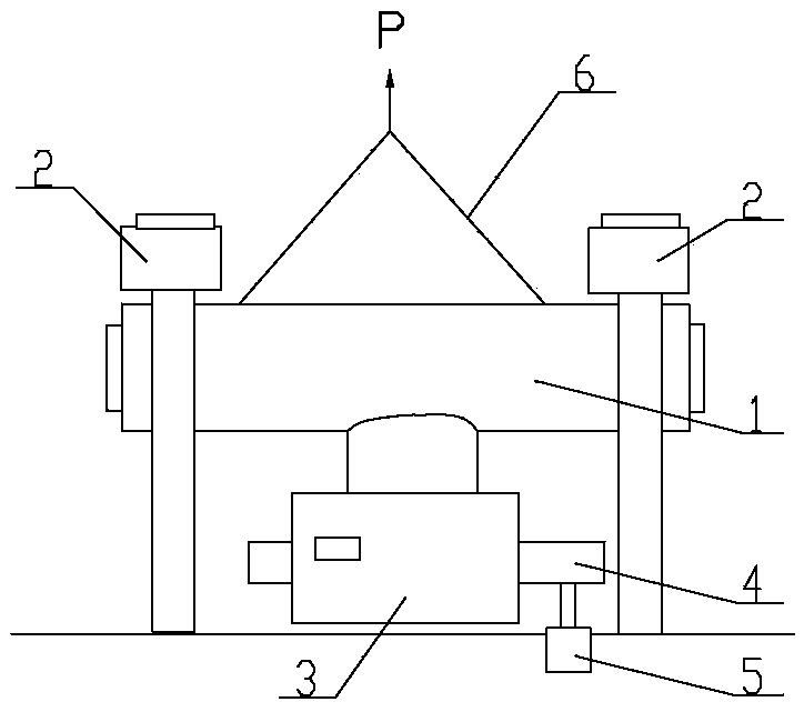 Mounting method of 750 KV tank type breaker