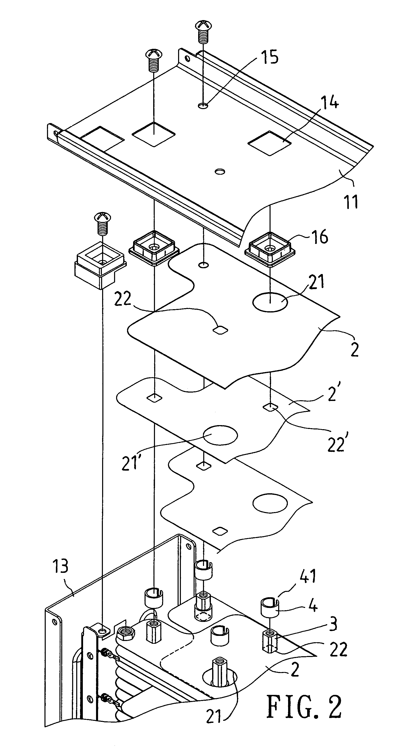 Structure of an electrostatic precipitator