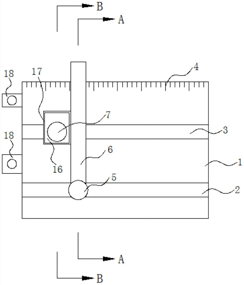 An adjustable-length stamping protection device