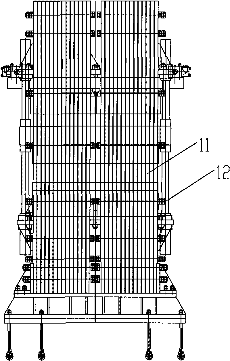 Dual-cylinder dual-frame plate-and-frame hydraulic press with large table surface