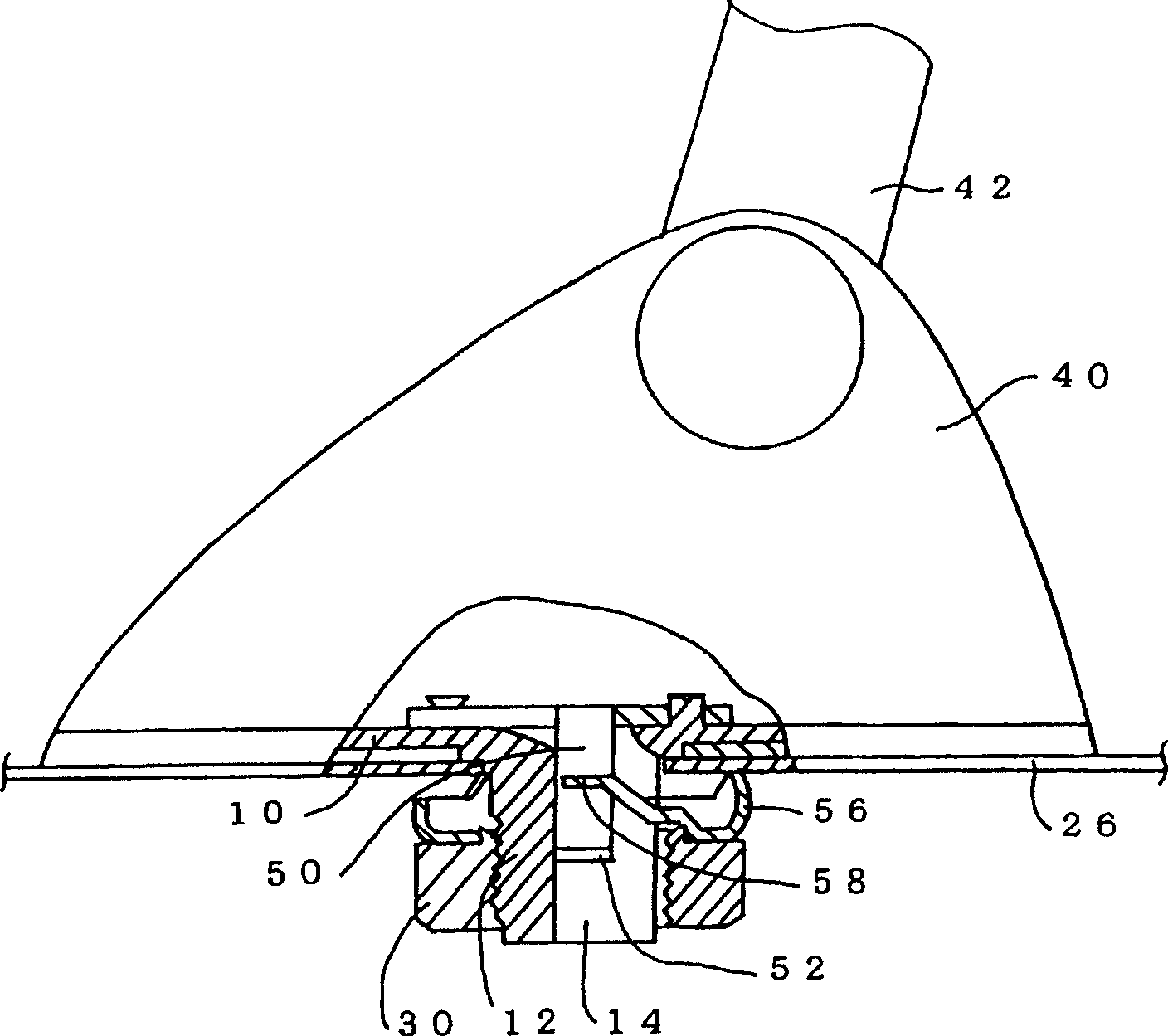 Antenna mounting structure