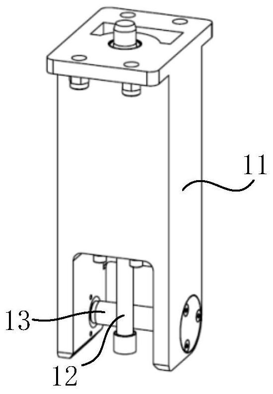 Mechanical arm locking mechanism of moving DR