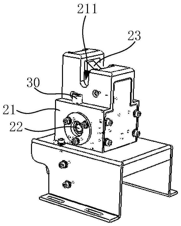 Mechanical arm locking mechanism of moving DR