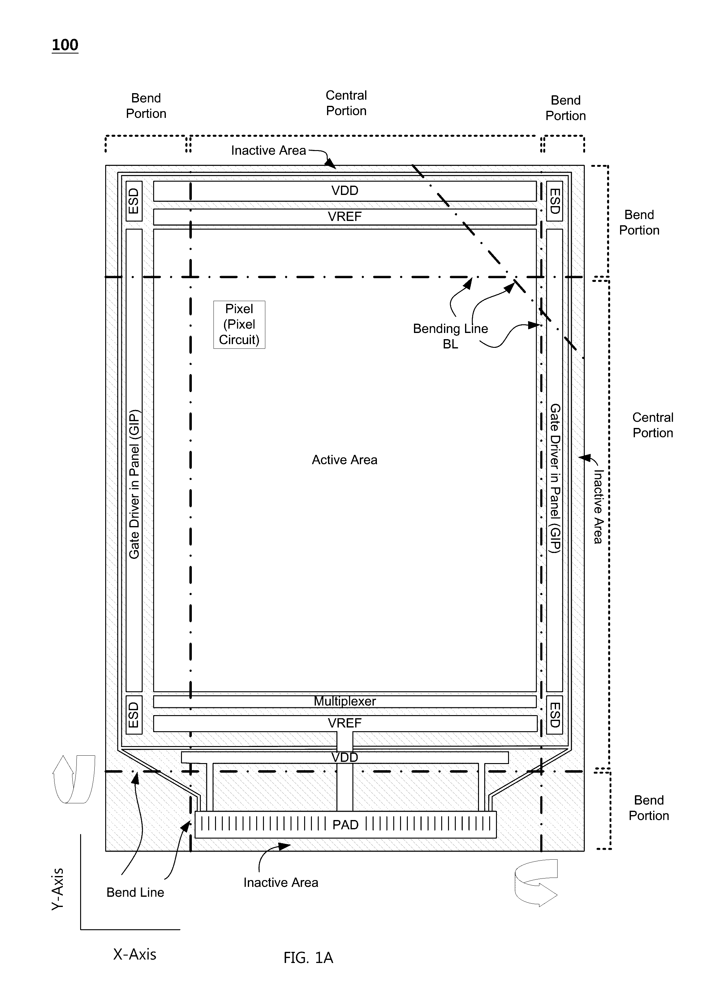 Flexible display device with side crack protection structure and manufacturing method for the same