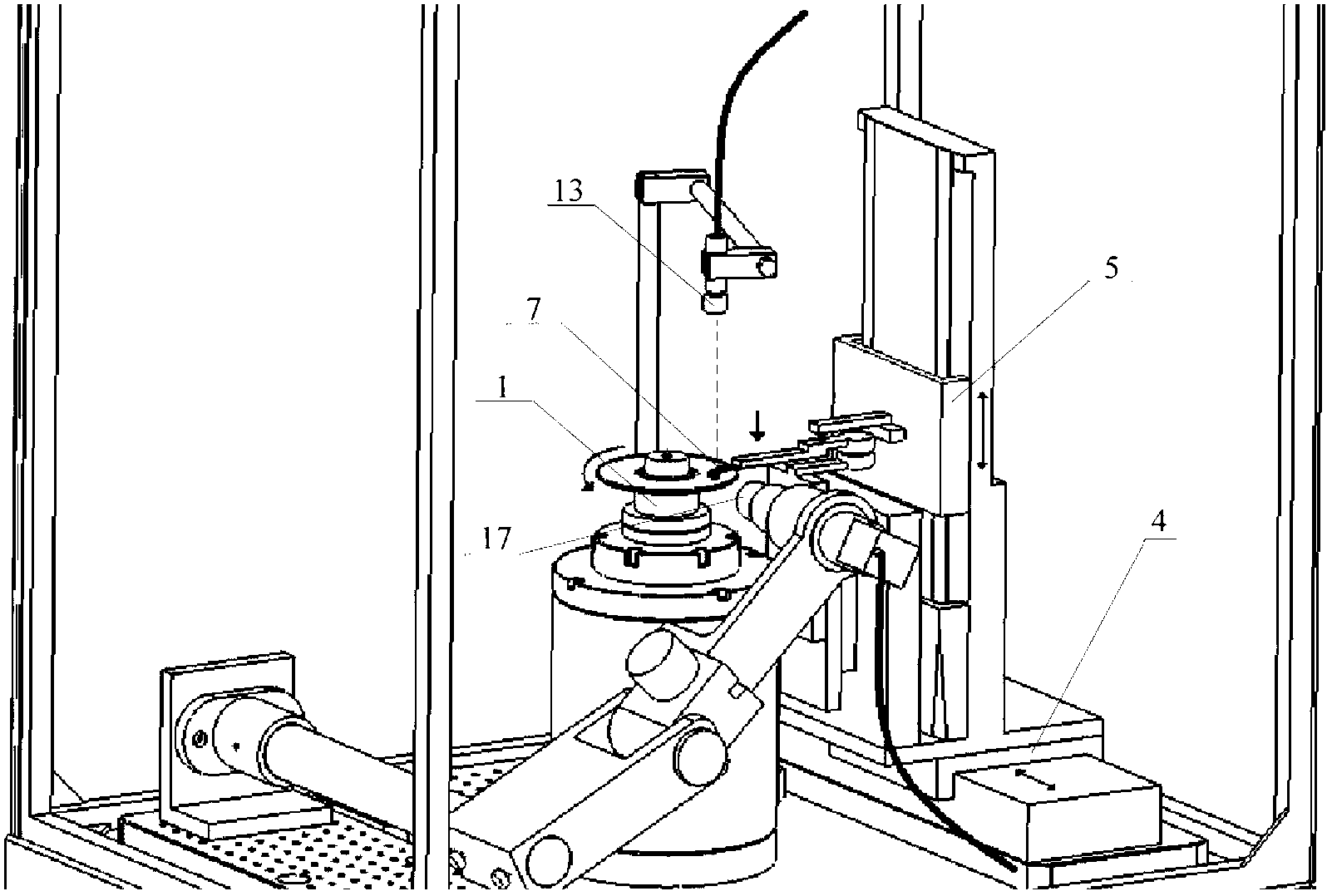 High-speed impact film tribology testing machine and method for evaluating film impact frictional property