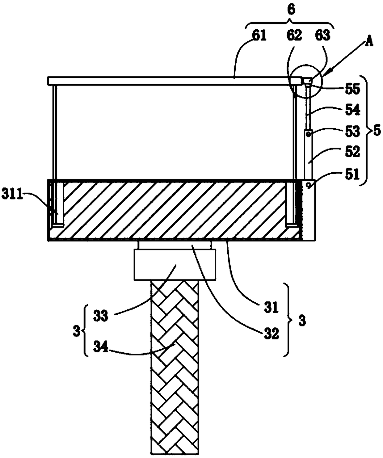 Exhibition device for intellectual property exhibition