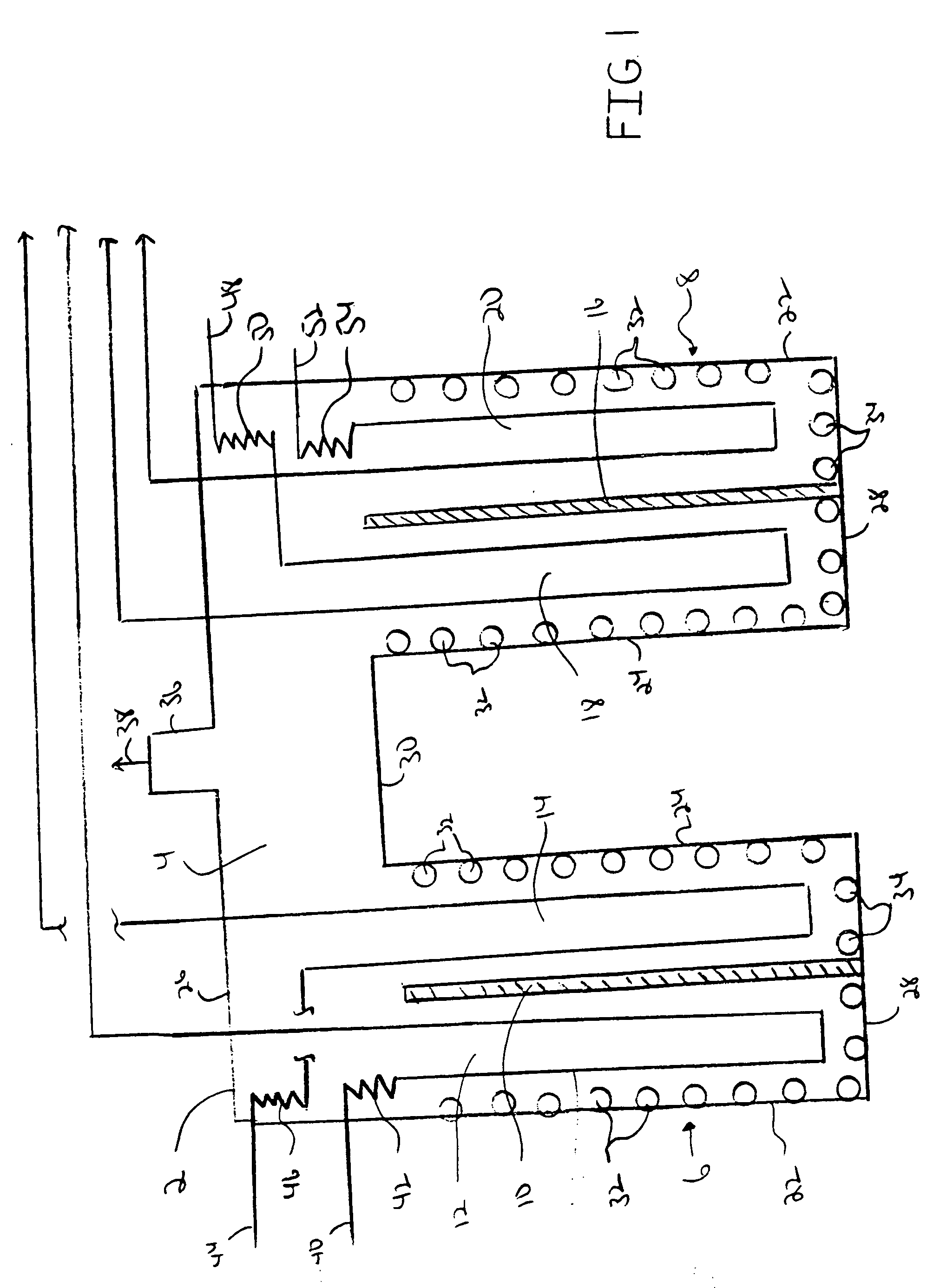 Multi zone cracking furnace