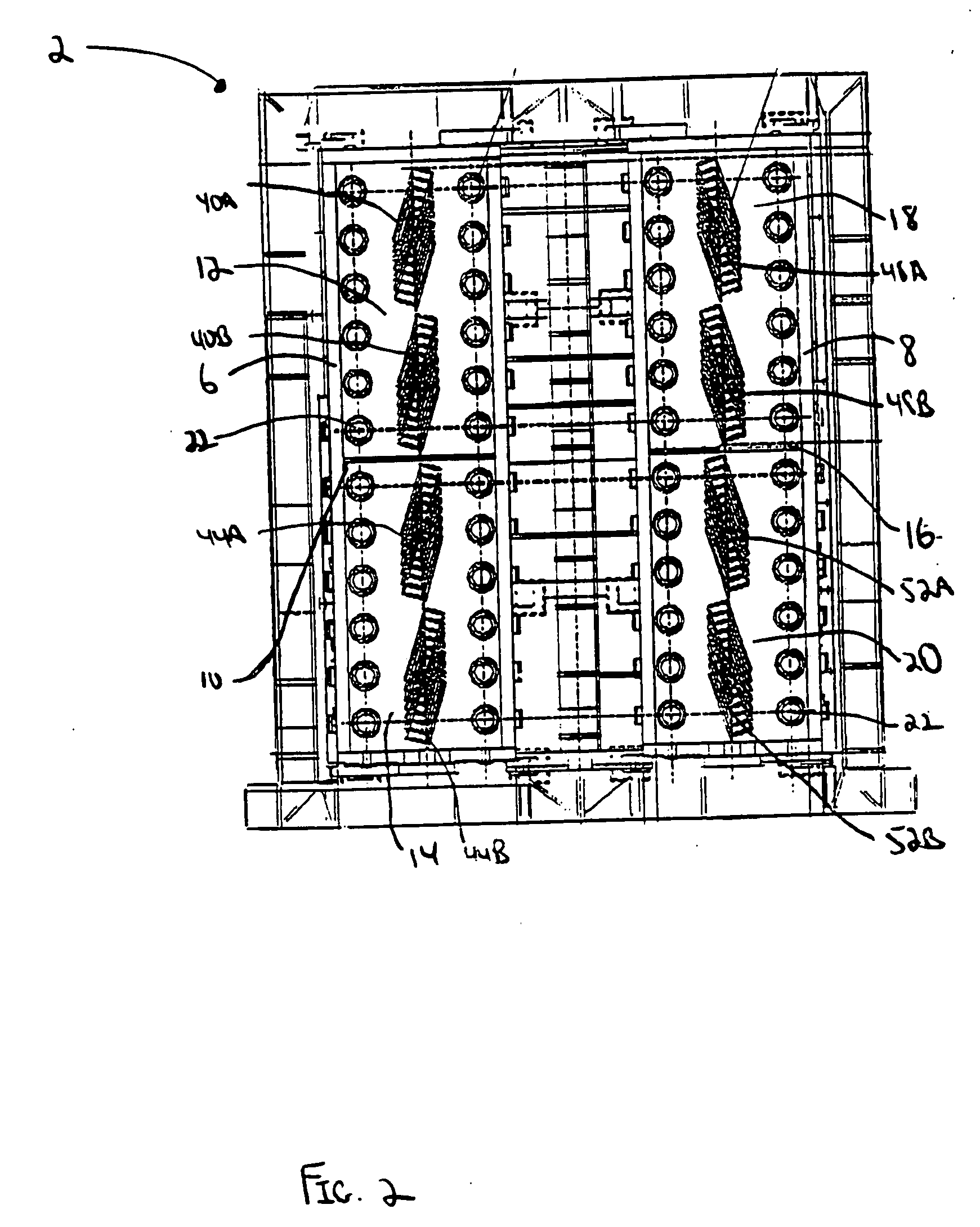 Multi zone cracking furnace