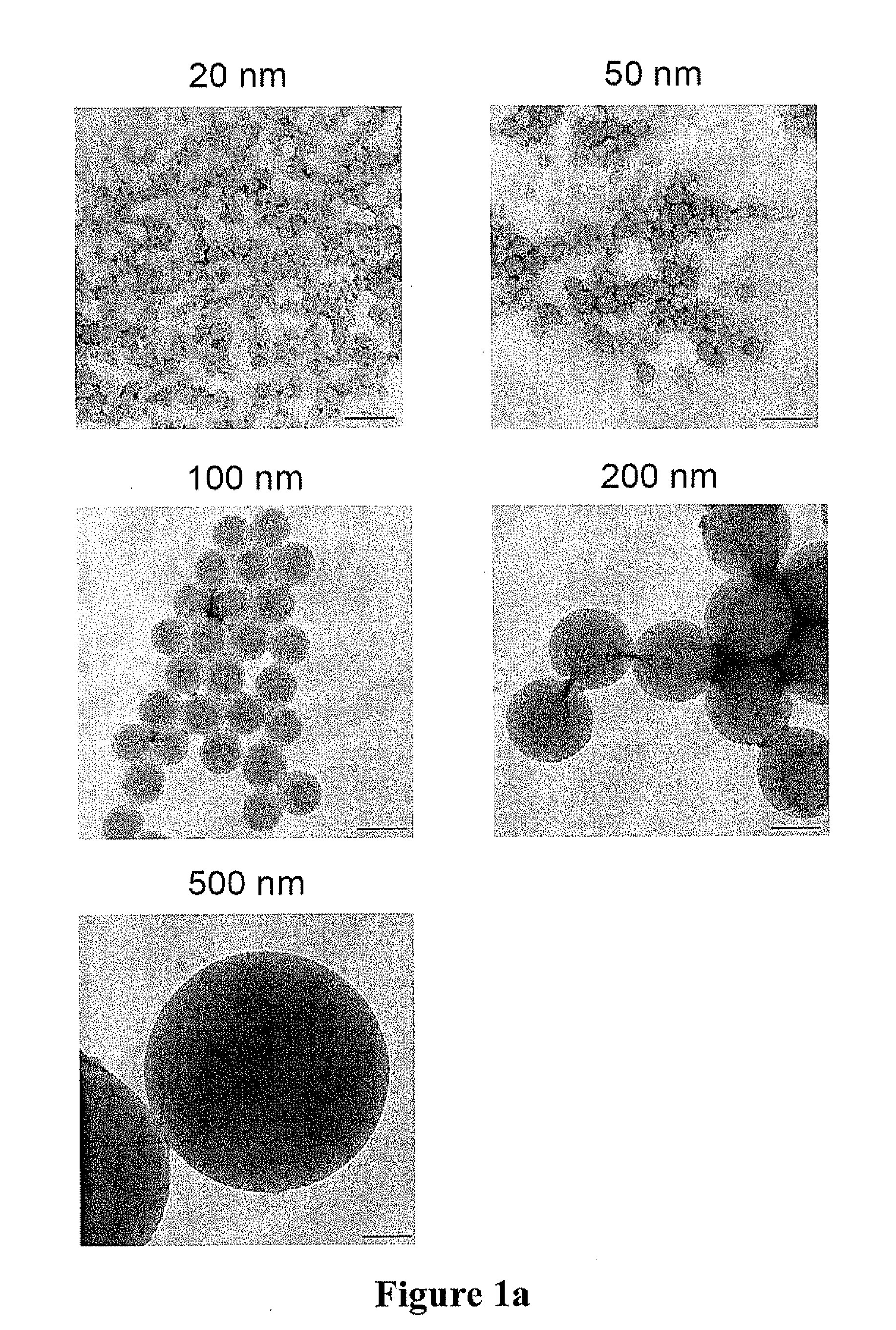 Method for screening size of carrier