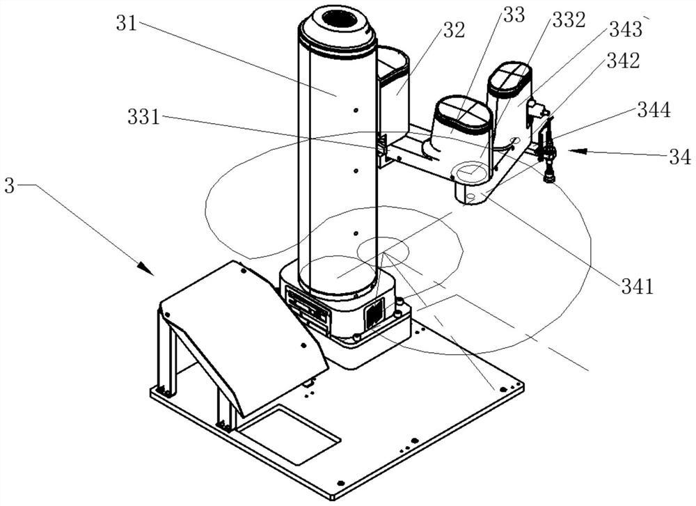 Automatic medicine control system with good conveying precision