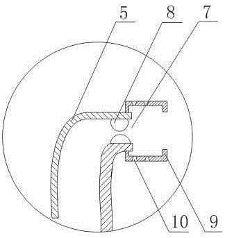 Device for cleaning petroleum drilling rod